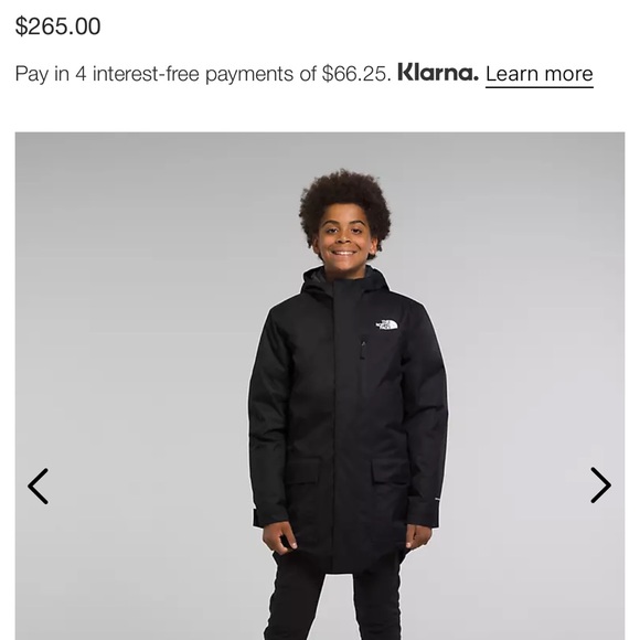 The north face boys size 7/8 - Picture 8 of 9